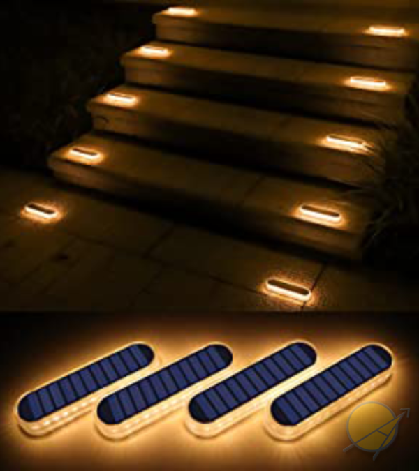 Solar LED Step/Deck/Outdoor Light OVAL