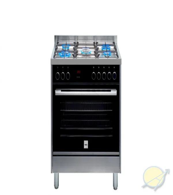 FS3FF L90GG S/S – Free Standing Cooker with gas hob and multifunction gas oven in 90cm