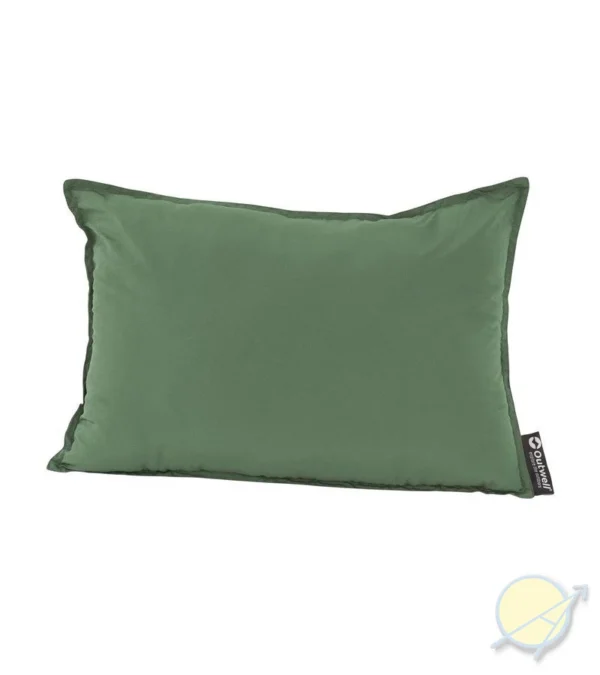 Sleeping bag contour pillow green