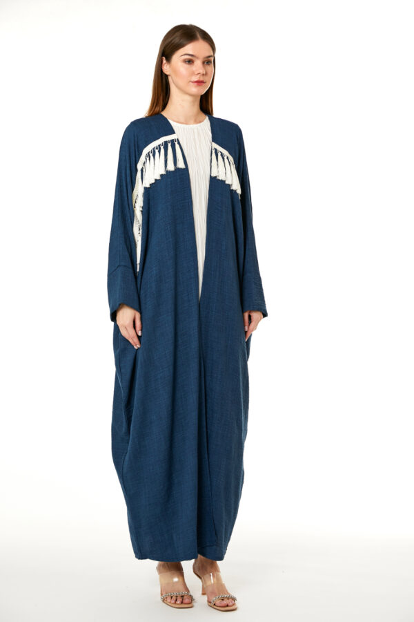 Navy CEY Melange Abaya