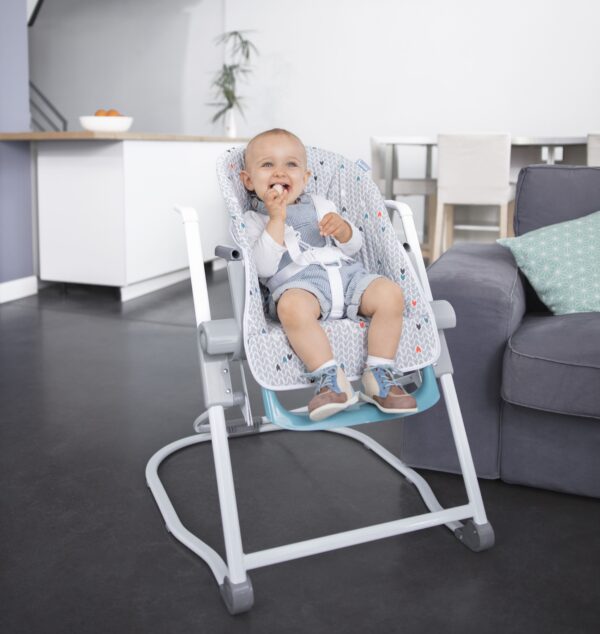 Badabulle – Compact High Chair with Flat Folding & Multi Positioning