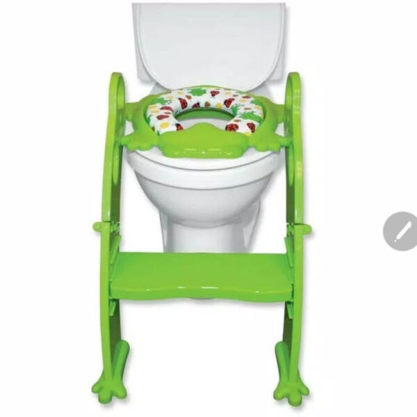 Karibu – Frog shape Cushion  Potty seat with Ladder – Green