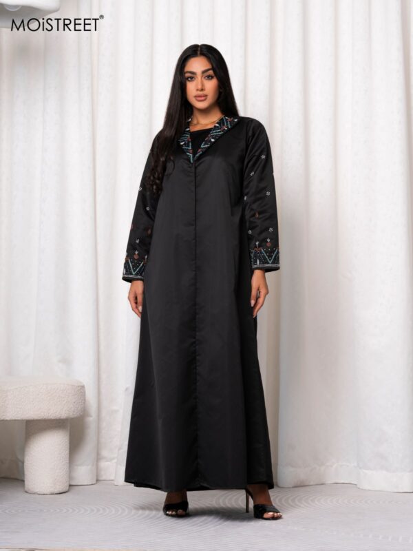 MOiSTREET Handmade Victoria Satin Abaya