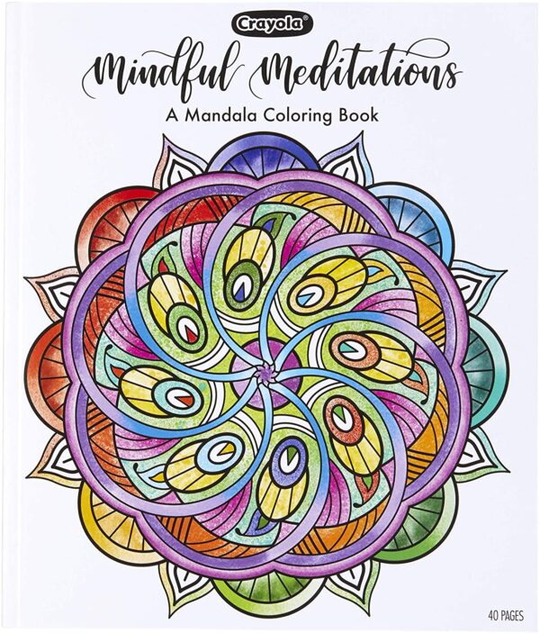 40-Page Coloring Book, Mindful Meditations