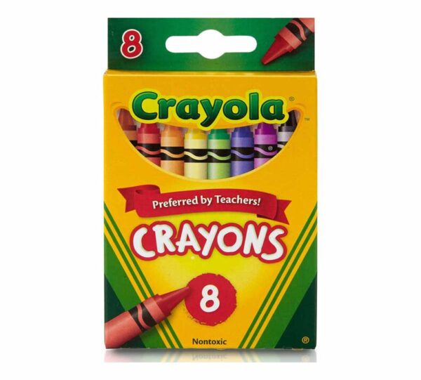 8 CRAYONS Peggable