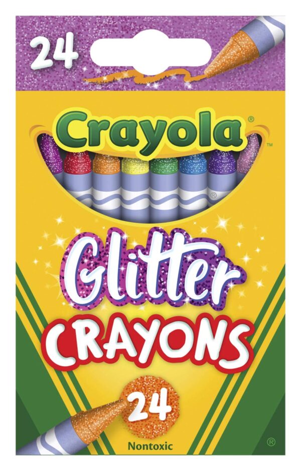 Crayola – 24 ct. Glitter Crayons