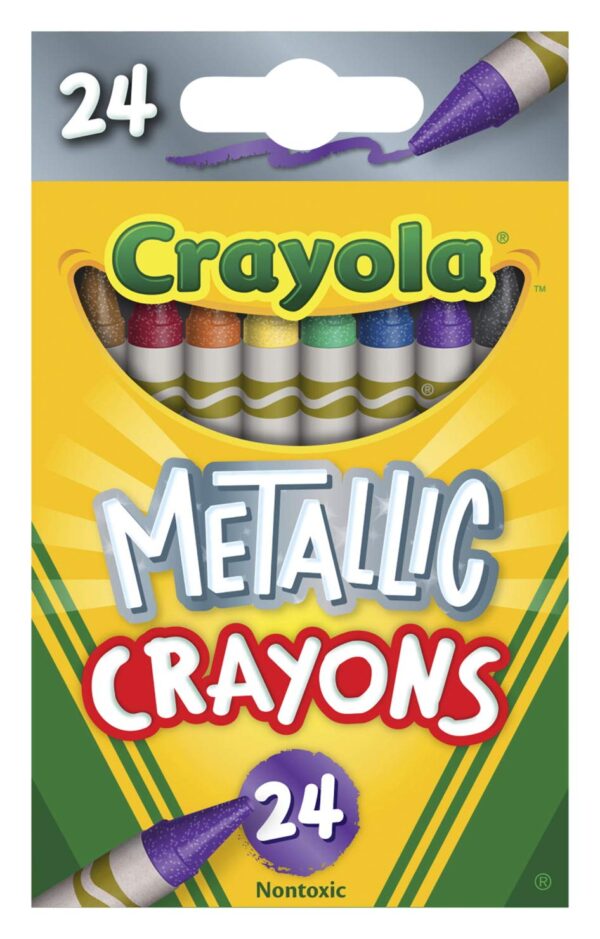 Crayola – 24 ct. Metallic Crayons