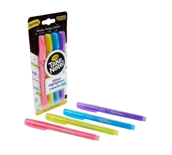 Crayola Take Note Washable Gel Pens, Ombre, 4 Count