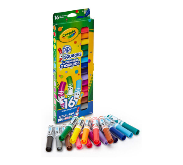 Crayola Washable Pip-Squeaks Markers, 16 Count