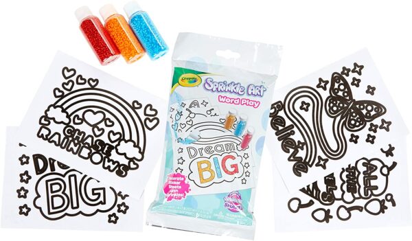 Crayola – Sprinkle Art, Word Play Activity Kit