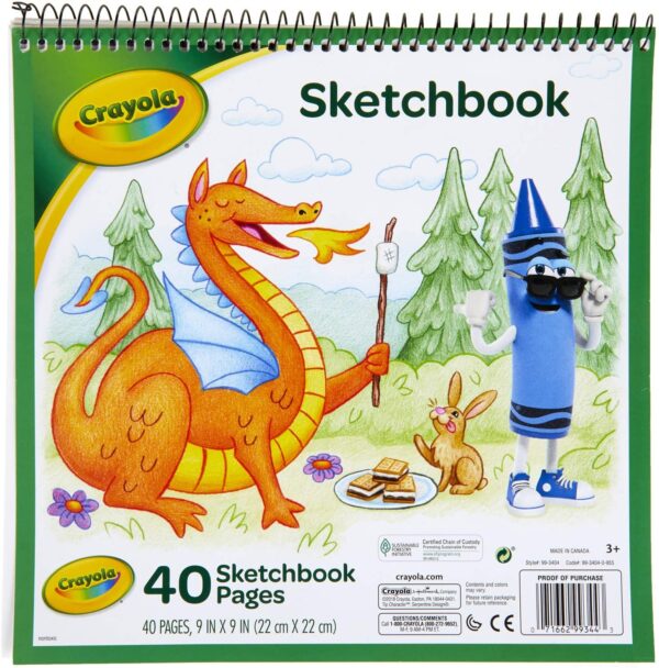 Crayola Spiral-bound sketchbook