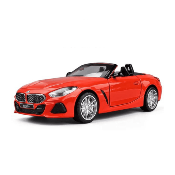 BMW Z4 M40i – Red | Die-Cast Replica, Ultimate Collector’s Item, Race Cars | Toy Vehicles, Metal Toy Car Model – Pull Back Collection | Size – 1:32, For Kids 3+