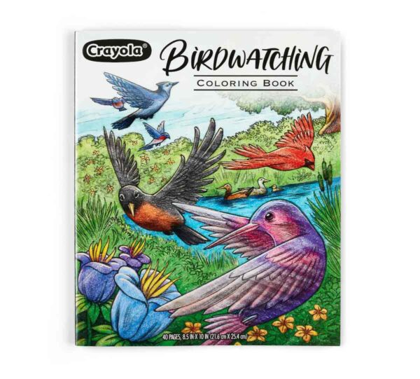 40-Page Coloring Book, Bird Watching