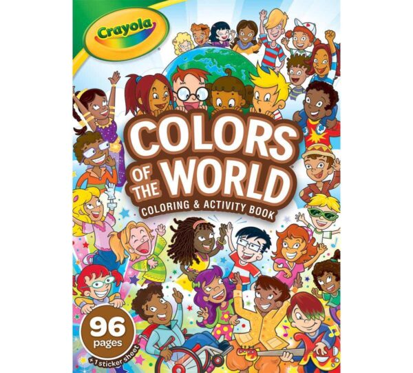 Crayola Colors of the World Coloring Book, 96 Pages