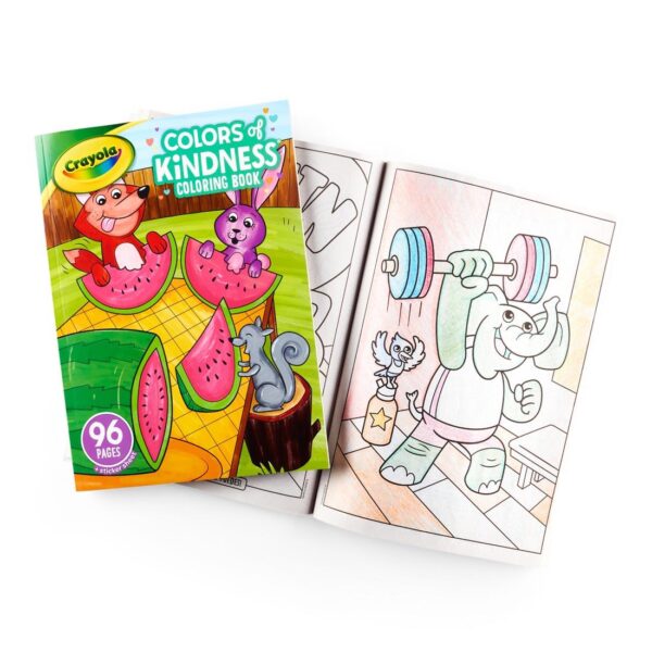 96-Page Coloring Book, Colors of Kindness