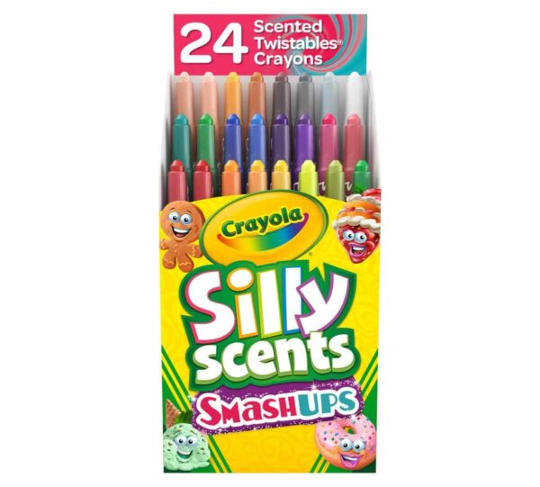 24 Ct Silly Scents Mini Twistables Scented Smashups Crayons