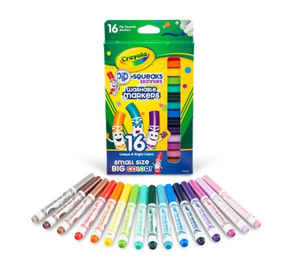 Crayola 16 ct. Washable Pip-Squeaks Skinnies Markers