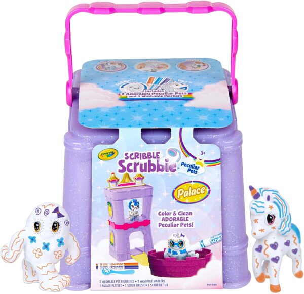 Crayola Scribble Scrubbie Peculiar Pets Palace Playset