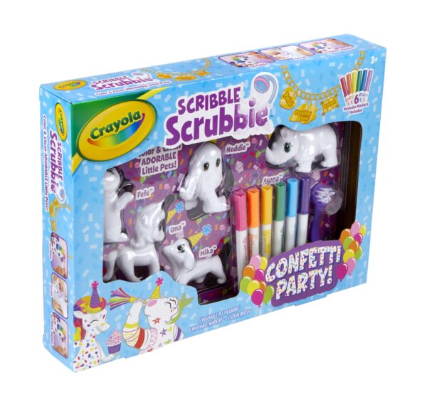 SCRBBLE SCRUBBIE CONFETTI PARTY