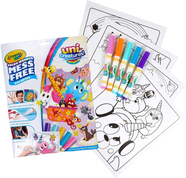 Crayola Color Wonder Mess Free Prehistoric Pals Dinosaur Coloring Pages & Markers