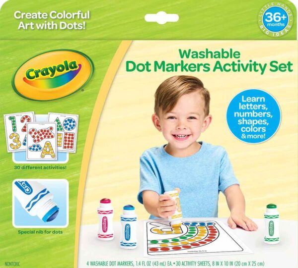 Washable Dot Markers Activity Set