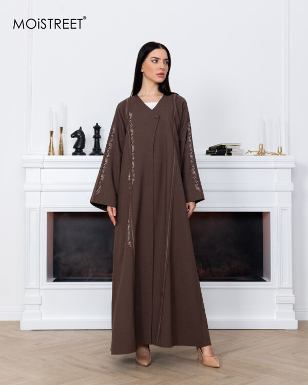 Melange Embroidery Abaya