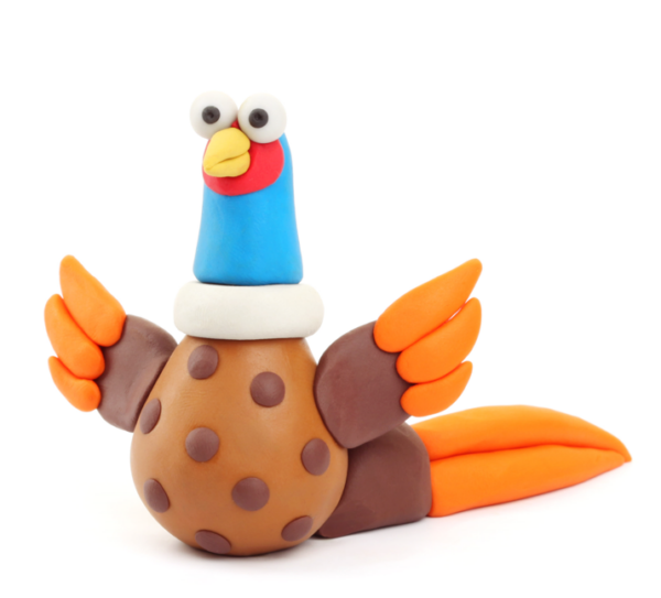 HEY CLAY – DIY Pheasant Plastic Creative Modelling Air-Dry Clay For Kids 3 Cans   [