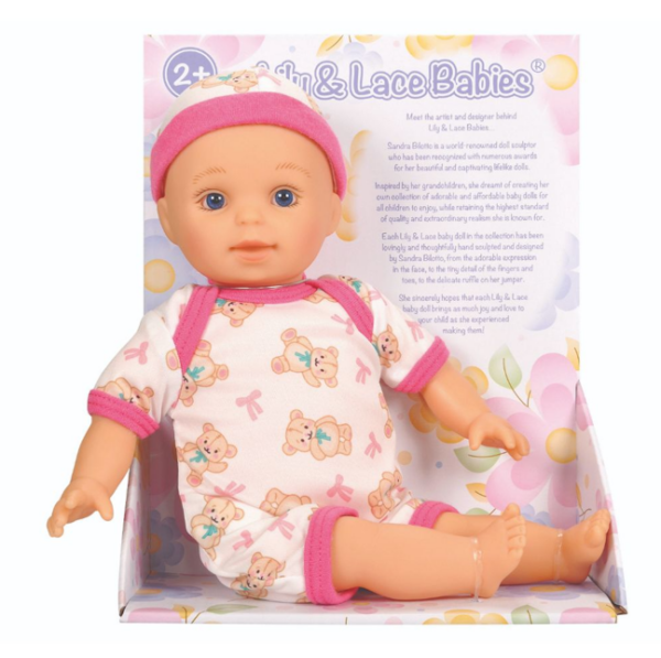 Lotus – 11.5″ inch, Soft-bodied Baby Doll – Caucasian 1