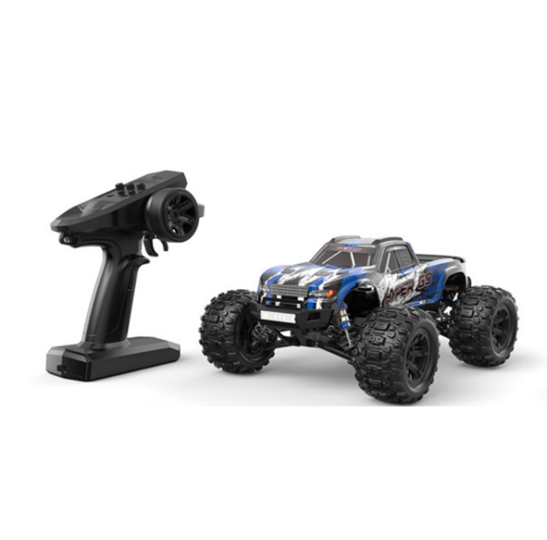 MJX – RC Hobby Grade GPS Truck | High Speed 38km/h, 2.4Ghz Remote Control | 1:16 Scale Radio Controlled Off-roader w Bluetooth & App | RTR, All Terrain – Blue