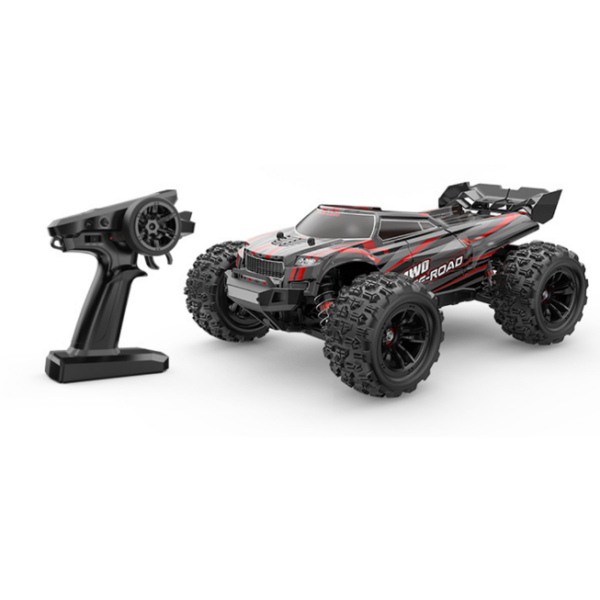 MJX – Brushless RC Hobby GradeTruck | High Speed, 2.4Ghz Remote Control | 1:16 Scale Radio Controlled Off-roader Electronic Monster R/C Truck | RTR, All Terrain – Black