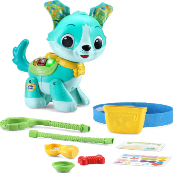 VTech – Let’s Go, Rescue Pup | Pet Dog, Interactive & Developmental Toy with Sounds and Music | For Boys & Girls, Suitable for Ages 3 Months+