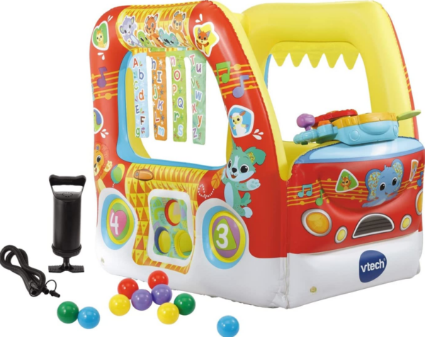 VTech – Play & Discover Inflatable Car | Interactive & Developmental Toy with Sounds and Music | For Boys & Girls, Suitable for Ages 3 Months+