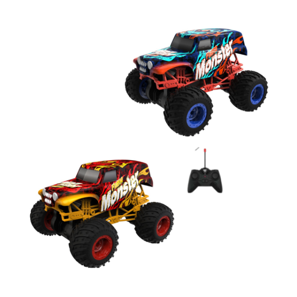 D-Power 1:16 R/C 2.4G FLAME MONSTER CAR LIGHT,MUSIC & USB