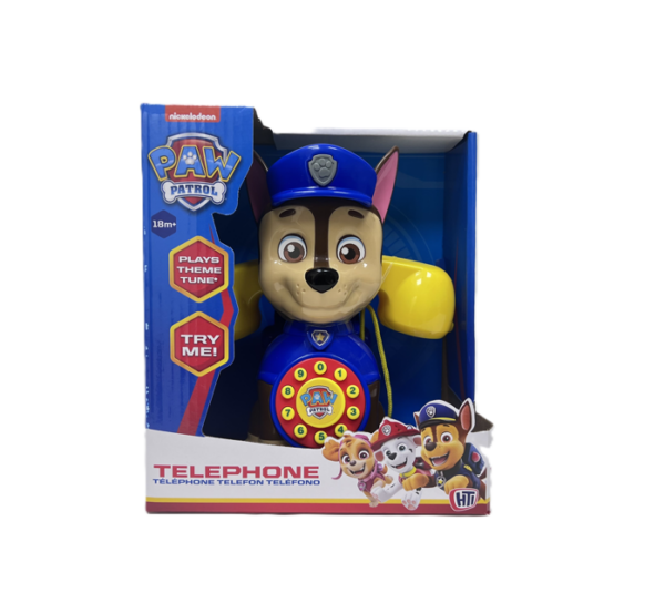 Nickelodeon – Paw Patrol Chase Toy Telephone | Perfect for imaginative play | Gift Ideal for ages 18 months