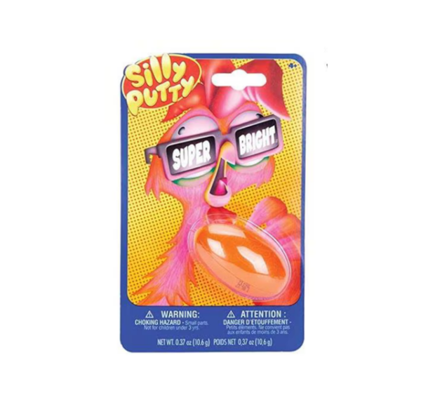 Crayola – Silly Putty Assorted Color 1 pcs | Classic stretchy, bouncy | Makes the perfect stocking stuffer, birthday party Favor, or Easter basket filler | Silly Putty is safe and nontoxic| Suitable for 4years +